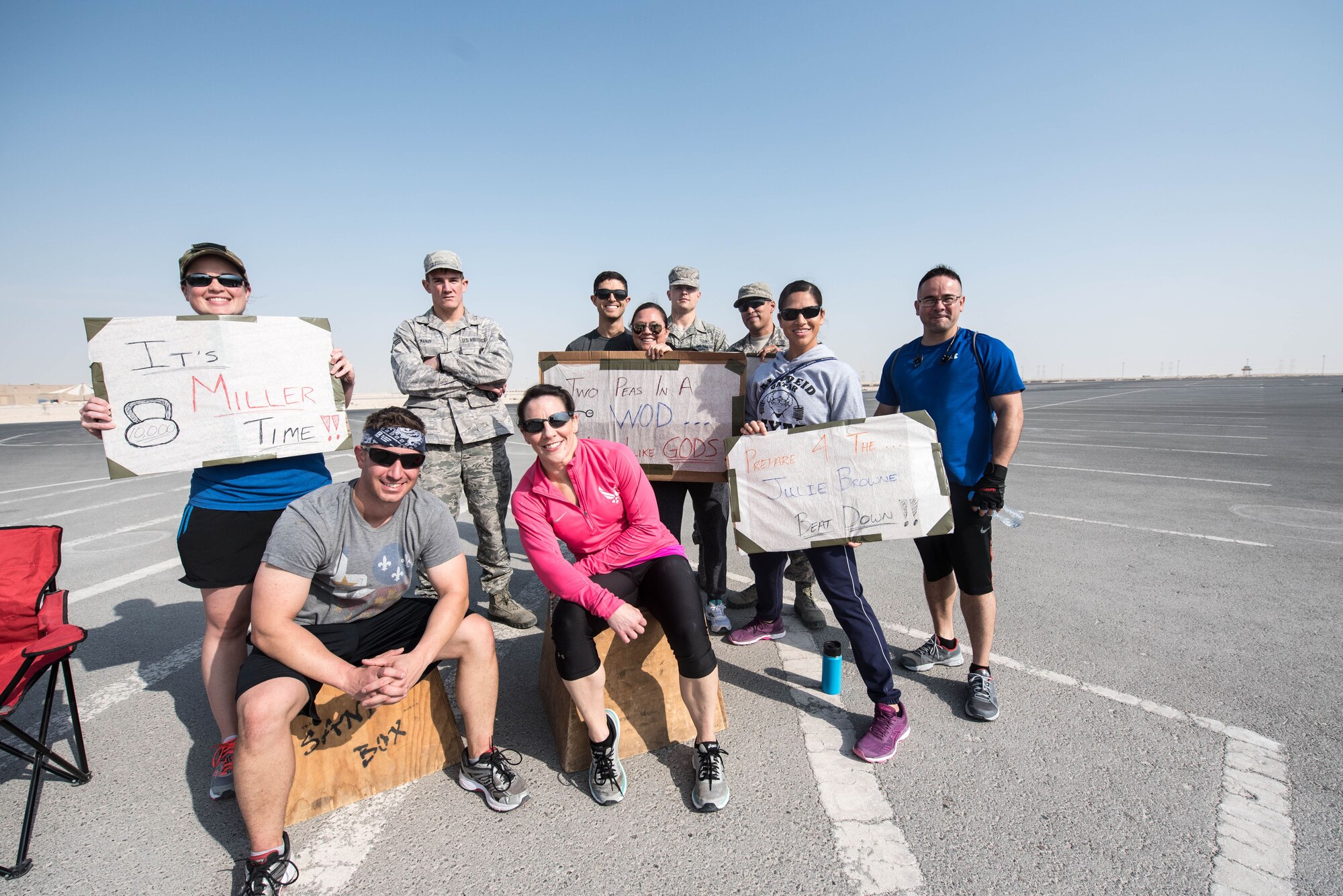 Crossfit Competition at Al Udeid Air Base motivates and boosts morale among deployed service members