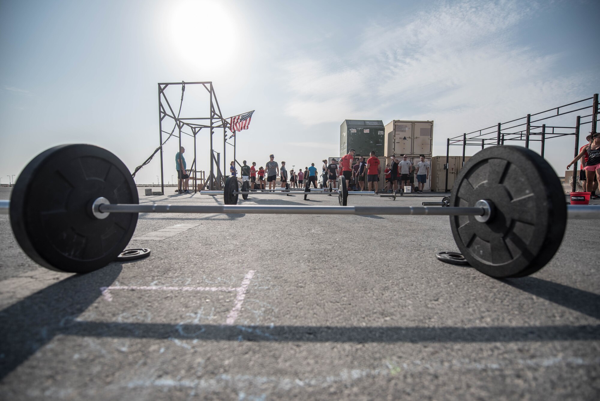 Crossfit Competition at Al Udeid Air Base motivates and boosts morale among deployed service members