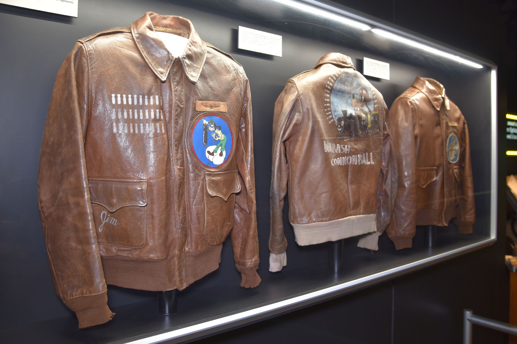 DAYTON, Ohio - The Disney Pins on Wings exhibit in the World War II Gallery at the National Museum of the U.S. Air Force. (U.S. Air Force photo)