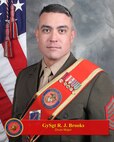 GySgt R. J. Brooks Drum Major