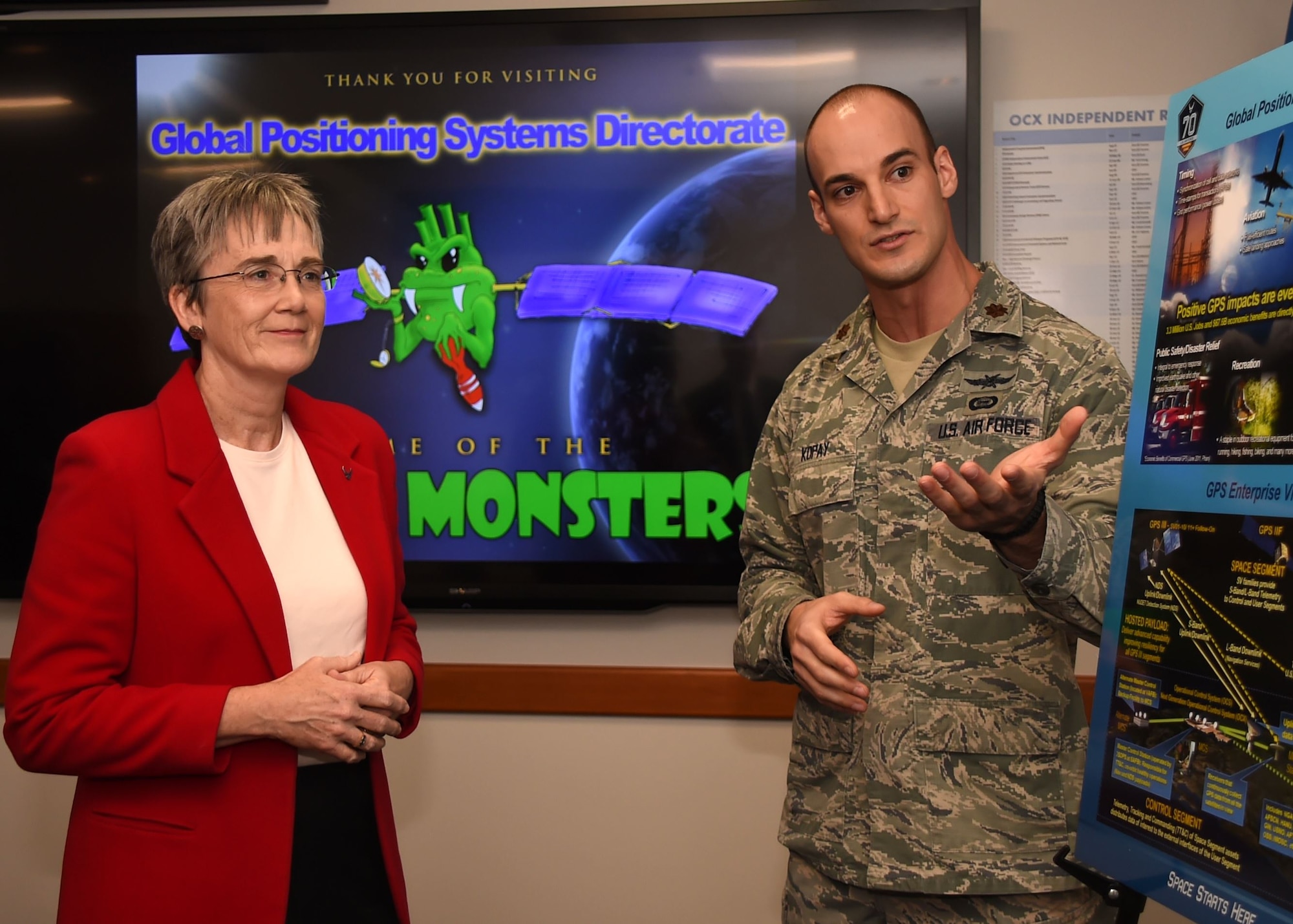 SecAF visit