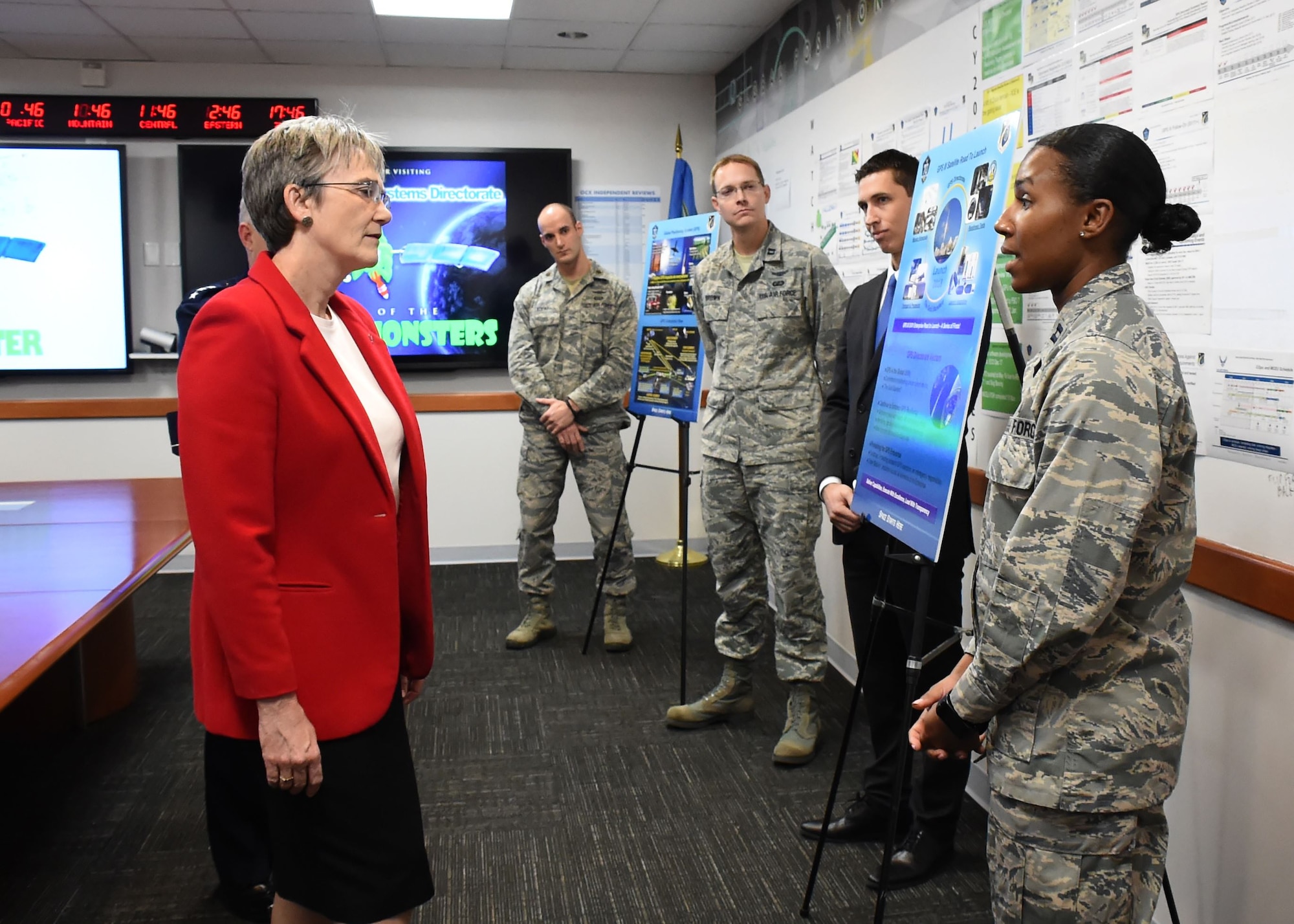 SecAF visit