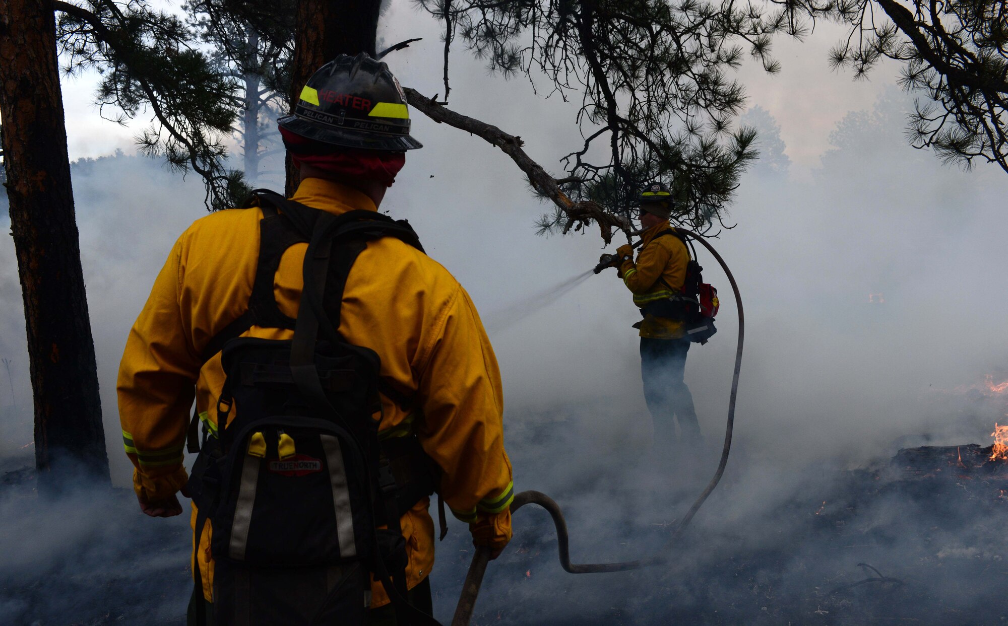 Ellsworth Airmen worked with more than 330 firefighters from four surrounding states to combat the wildfire covering 55 square miles of the park.