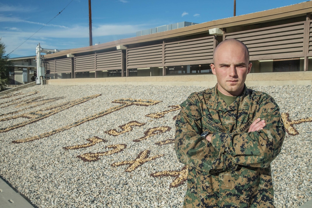 2nd Lt. Svyatoslav “Slav” Zenchenko runs a YouTube channel called “Simon the Zealot/Beyond the Crossroads” that is oriented towards prospective Officer Candidates as well as provides counsel and advice on Marine Corps life. (U.S. Marine Corps photo by Lance Cpl. Preston L. Morris)
