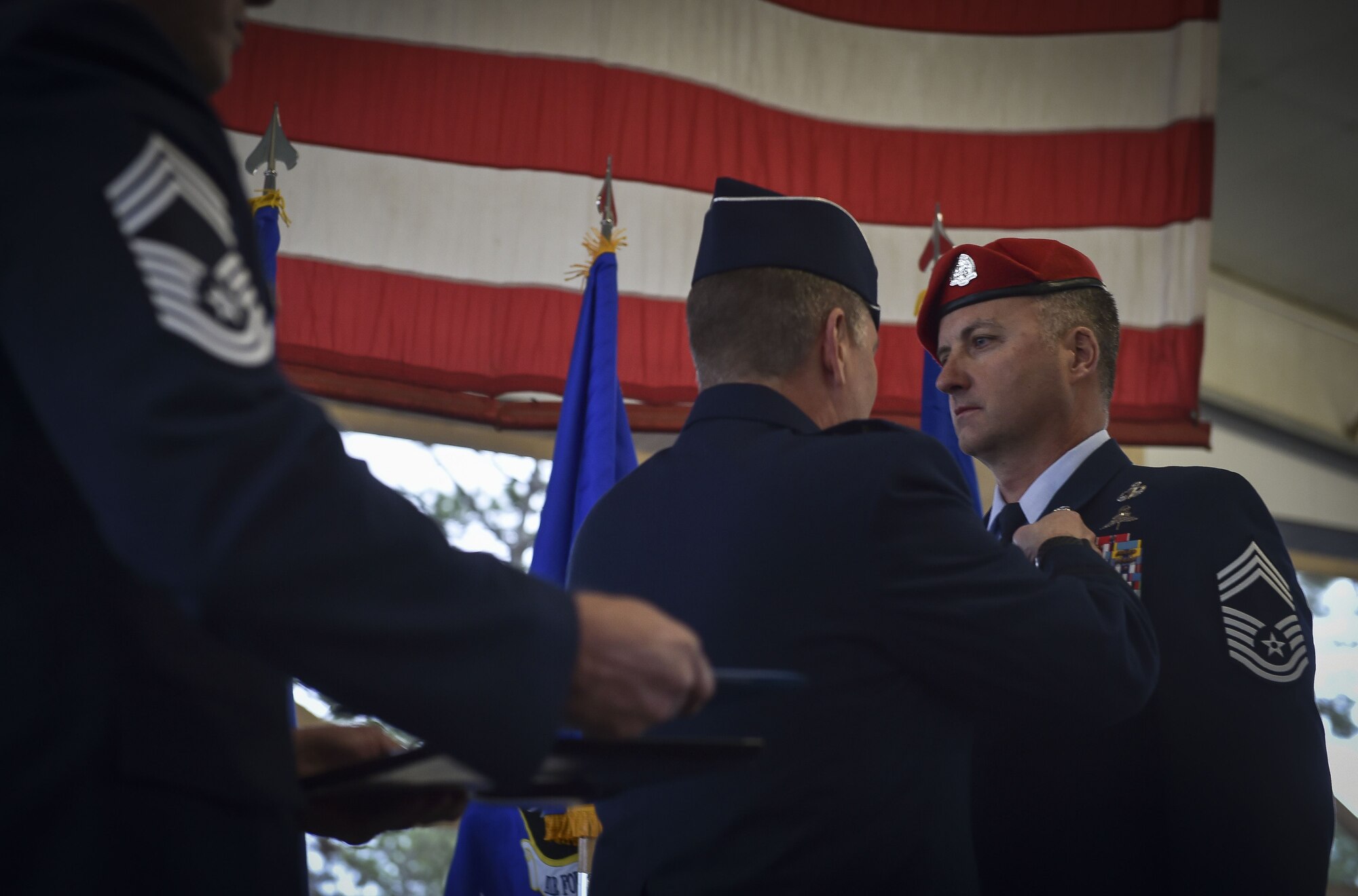 Chief Master Sgt. Michael West was awarded the Silver Star Medal Dec. 15, 2017, at Hurlburt Field, Fla.