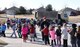 Members of the 301st Security Forces Squadron collect toys from Sendera Ranch Elementary students in Haslet, Texas, Friday, Dec. 15, 2017, during their annual Ruck for Kids drive. The toys are for kids who are hospitalized at Cook Childrenʼs Medical Center in Fort Worth, Texas. Students from O.A. Peterson, Haslet, and Sendera Ranch Elementary schools participated in the drive. (U.S. Air Force photos by Tech. Sgt. Melissa Harvey)