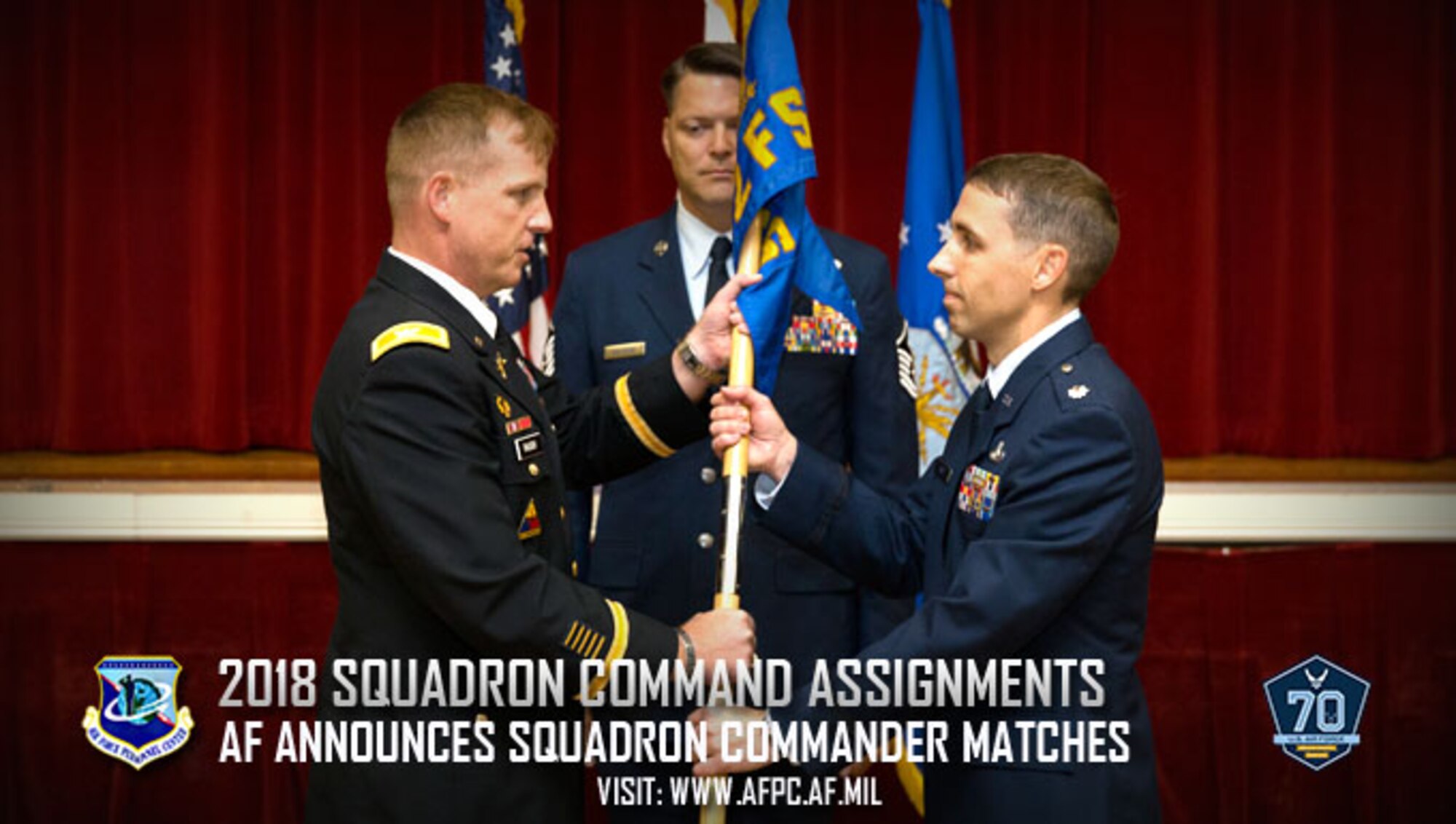Squadron command selection list released for 2018