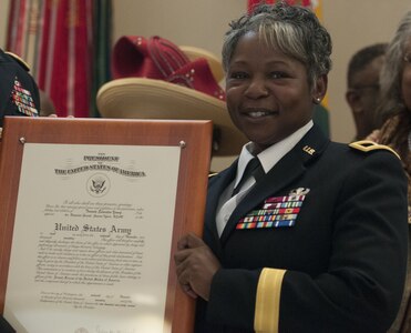 Col. Twanda Young gets promoted to brigadier general