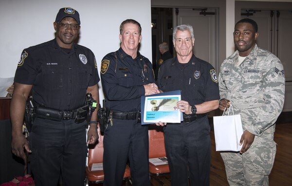 San Antonio Police Department Presents Certificate Of