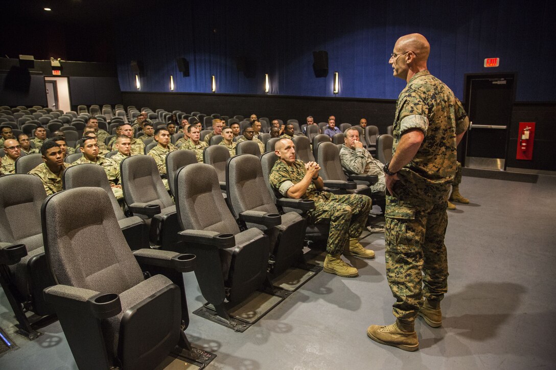 Personnel assigned to Marine Corps Air Station Yuma, Ariz., received certificate of appreciation awards commending the support they provide to the Joint Task Force – North units that come to the station on a rotational basis in support of United States Customs and Border Protection. MCAS Yuma and its assets have saved the U. S. Government approximately 1.6 million dollars in expenses by offering housing and life support for the seven rotations of units who came in support of U.S. Border Patrol. (U.S. Marine Corps photos taken by Cpl. George Melendez)