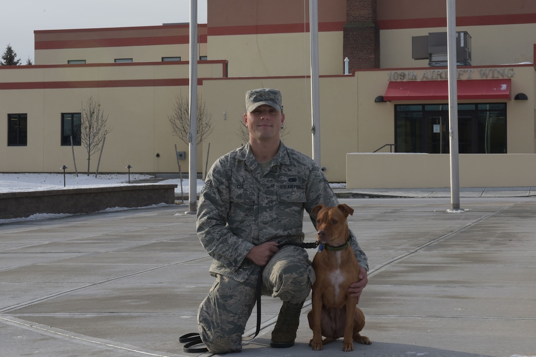 Airman deploys for hurricane, returns with new friend