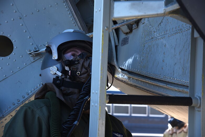 344th ARS aircrew dawns chemical gear