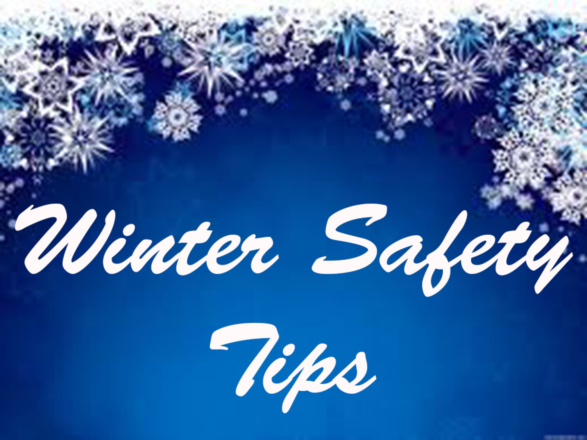 The winter holidays bring family fun, festivities, and traditions, but also brings extra safety precautions to take into consideration. Visit the Centers for Disease Control’s Winter Weather website for more information on winter safety tips https://www.cdc.gov/disasters/winter/index.html. (Courtesy Photo)