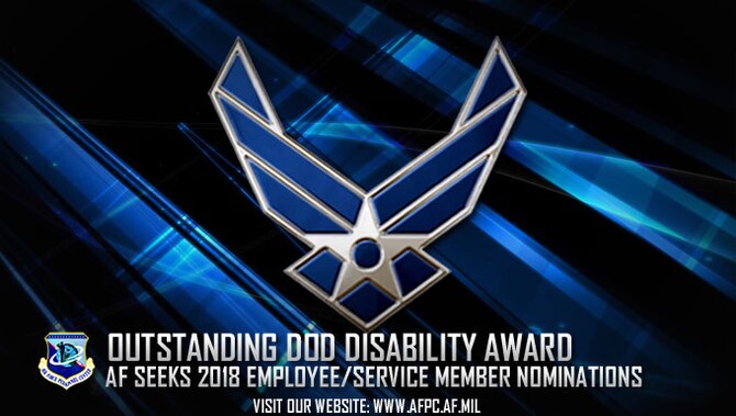 AF accepting nominations for employee, Airman with disabilities DOD award