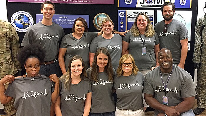 The circle of giving: Marine Corps acquisition team helps one of their own through son’s heart surgery