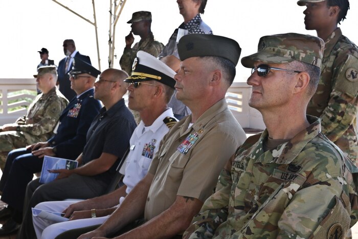 Chaplains from the Army, Air Force, Navy and Marines, past and present, were honored at the National Memorial Cemetery of the Pacific during the Chaplain Memorial Dedication in Honolulu, Dec. 14, 2017. Army photo by Staff Sgt. Melissa Parrish