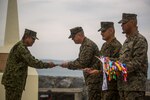 Japan Self-Defense Force honors injured U.S. Marine