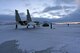 snowy flightline