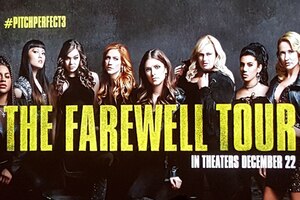 A poster showing a group of women and the words, 'The Farewell Tour.'