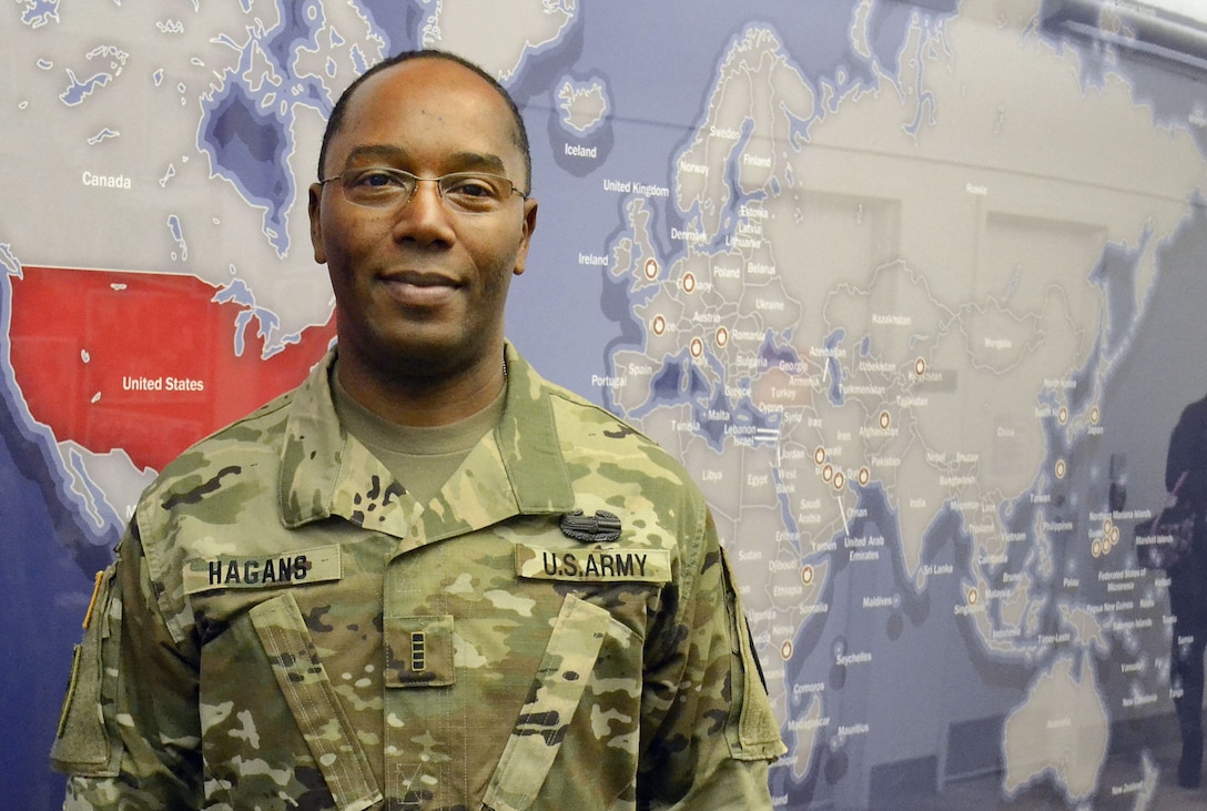 Army Chief Warrant Officer 4 Timothy Hagans is a food service technician serving in the Subsistence supply chain as part of the Army's career broadening program. Broadening assignments allow soldiers to gain knowledge and skills that complement those they acquired through Army service.