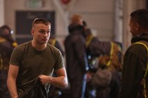 During the week-long training the platoons refined their skills in setup and breakdown of decontamination sites, decontamination of role players, and identification and detection of known agents in several scenarios including mass casaulty, radiation scenario and a subway scenario.  (Official USMC Photos by Staff Sgt. Santiago G. Colon Jr.)
