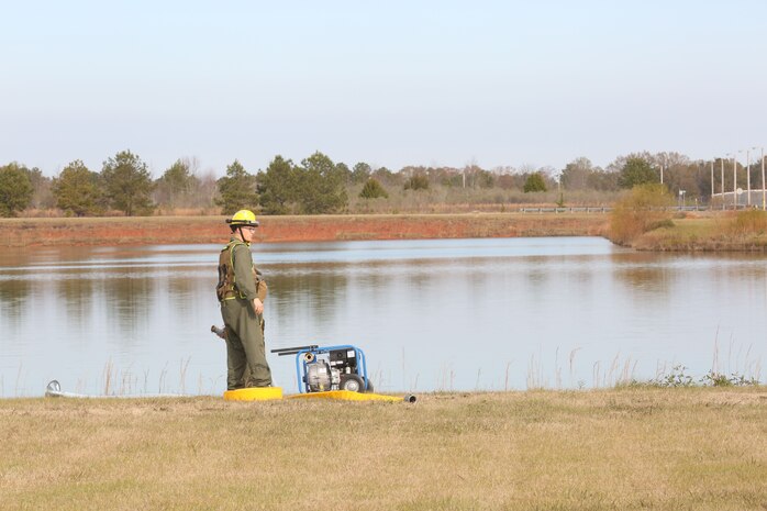PERRY, Ga. – Decontamination Platoon and Identification and Detection Platoon with Chemical Biological Incident Response Force, CBIRF, U.S. Marine Corps Forces Command, executed Advanced Decontamination/ Identification and Detection Training at Guardian Centers, Perry, Ga., Dec. 11-14, 2017. During the week-long training the platoons refined their skills in setup and breakdown of decontamination sites, decontamination of role players, and identification and detection of known agents in several scenarios including mass casualty, radiation scenario and a subway scenario.  (Official USMC Photos by Staff Sgt. Santiago G. Colon Jr.)