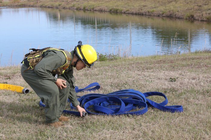 PERRY, Ga. – Decontamination Platoon and Identification and Detection Platoon with Chemical Biological Incident Response Force, CBIRF, U.S. Marine Corps Forces Command, executed Advanced Decontamination/ Identification and Detection Training at Guardian Centers, Perry, Ga., Dec. 11-14, 2017. During the week-long training the platoons refined their skills in setup and breakdown of decontamination sites, decontamination of role players, and identification and detection of known agents in several scenarios including mass casualty, radiation scenario and a subway scenario.  (Official USMC Photos by Staff Sgt. Santiago G. Colon Jr.)