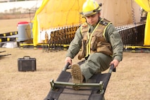PERRY, Ga. – Decontamination Platoon and Identification and Detection Platoon with Chemical Biological Incident Response Force, CBIRF, U.S. Marine Corps Forces Command, executed Advanced Decontamination/ Identification and Detection Training at Guardian Centers, Perry, Ga., Dec. 11-14, 2017. During the week-long training the platoons refined their skills in setup and breakdown of decontamination sites, decontamination of role players, and identification and detection of known agents in several scenarios including mass casualty, radiation scenario and a subway scenario.  (Official USMC Photos by Staff Sgt. Santiago G. Colon Jr.)
