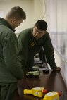 PERRY, Ga. – Decontamination Platoon and Identification and Detection Platoon with Chemical Biological Incident Response Force, CBIRF, U.S. Marine Corps Forces Command, executed Advanced Decontamination/ Identification and Detection Training at Guardian Centers, Perry, Ga., Dec. 11-14, 2017. During the week-long training the platoons refined their skills in setup and breakdown of decontamination sites, decontamination of role players, and identification and detection of known agents in several scenarios including mass casualty, radiation scenario and a subway scenario.  (Official USMC Photos by Staff Sgt. Santiago G. Colon Jr.)
