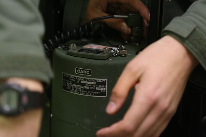 PERRY, Ga. – Decontamination Platoon and Identification and Detection Platoon with Chemical Biological Incident Response Force, CBIRF, U.S. Marine Corps Forces Command, executed Advanced Decontamination/ Identification and Detection Training at Guardian Centers, Perry, Ga., Dec. 11-14, 2017. During the week-long training the platoons refined their skills in setup and breakdown of decontamination sites, decontamination of role players, and identification and detection of known agents in several scenarios including mass casualty, radiation scenario and a subway scenario.  (Official USMC Photos by Staff Sgt. Santiago G. Colon Jr.)