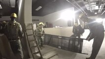 PERRY, Ga. – Decontamination Platoon and Identification and Detection Platoon with Chemical Biological Incident Response Force, CBIRF, U.S. Marine Corps Forces Command, executed Advanced Decontamination/ Identification and Detection Training at Guardian Centers, Perry, Ga., Dec. 11-14, 2017. During the week-long training the platoons refined their skills in setup and breakdown of decontamination sites, decontamination of role players, and identification and detection of known agents in several scenarios including mass casualty, radiation scenario and a subway scenario.  (Official USMC Photos by Staff Sgt. Santiago G. Colon Jr.)
