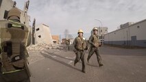 PERRY, Ga. – Decontamination Platoon and Identification and Detection Platoon with Chemical Biological Incident Response Force, CBIRF, U.S. Marine Corps Forces Command, executed Advanced Decontamination/ Identification and Detection Training at Guardian Centers, Perry, Ga., Dec. 11-14, 2017. During the week-long training the platoons refined their skills in setup and breakdown of decontamination sites, decontamination of role players, and identification and detection of known agents in several scenarios including mass casualty, radiation scenario and a subway scenario.  (Official USMC Photos by Staff Sgt. Santiago G. Colon Jr.)