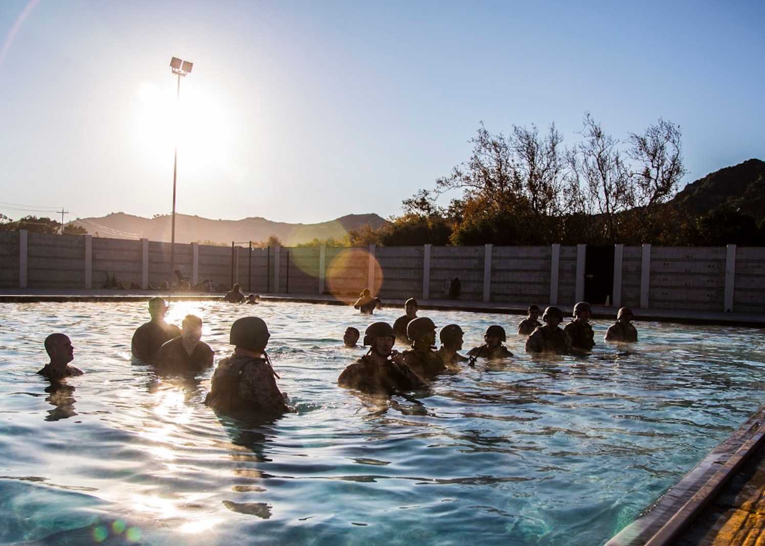 7th ESB Conducts Water Survival Training