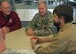 Col. Kelly Bailey, 919th Special Operations Maintenance Group commander, visits with 919th Special Operations Wing honorary commanders