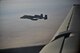 A U.S. Air Force A-10 Thunderbolt II pilot, currently assigned to the 332nd Air Expeditionary Wing, waits to be refueled by a KC-10 Extender over Iraq Dec. 2, 2017. The KC-10 can refuel a wide variety of U.S. and allied military aircraft within the same mission. 
 (U.S. Air Force photo by Tech. Sgt. Anthony Nelson Jr.)