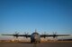 A C-130J Super Hercules parks on the runway, Dec. 21, 2017, at Yokota Air Base, Japan.