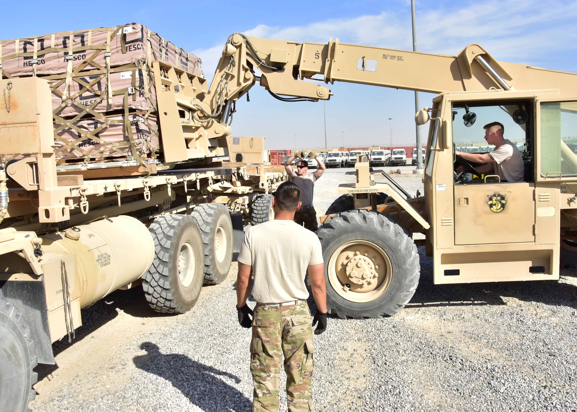 Camp Sparta is a secure and isolated compound where joint service logisticians from across all branches of service and support disciplines are attached to United States Special Operations Command Central’s Joint Special Operations Forces Support Detachment – K. The compound serves as a trans-regional, intermediate-level staging base and logistics hub for special operations personnel and cargo coming in and out of theater. The JSSD-K mission has been around since 2012, but in December 2016, a U.S. Central Command execution order solidified and expanded its mission.