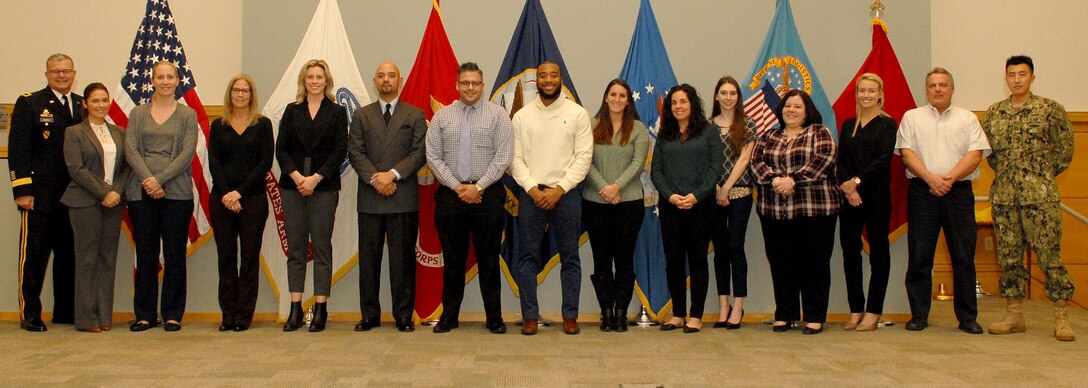 Troop Support's Special Operational Equipment Tailored Logistics Support Program team poses with Troop Support Commander, Army Brig. Gen Mark Simerly during the Dec. 19 quarterly awards ceremony in Philadelphia.