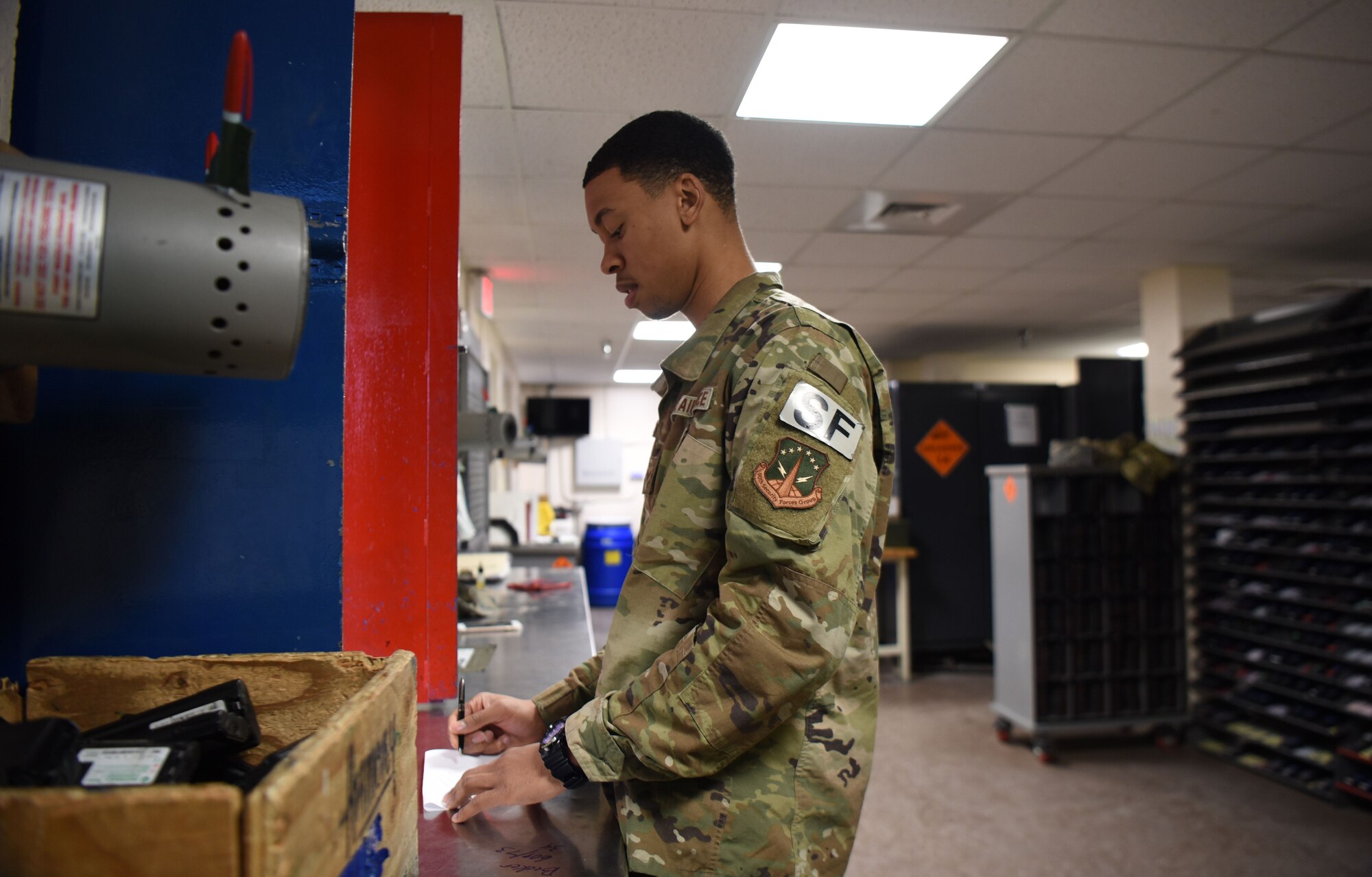 Security forces members are highly trained to ensure the security of the installation and its assets, but to do this, they need the right equipment. More specifically, they need weapons.