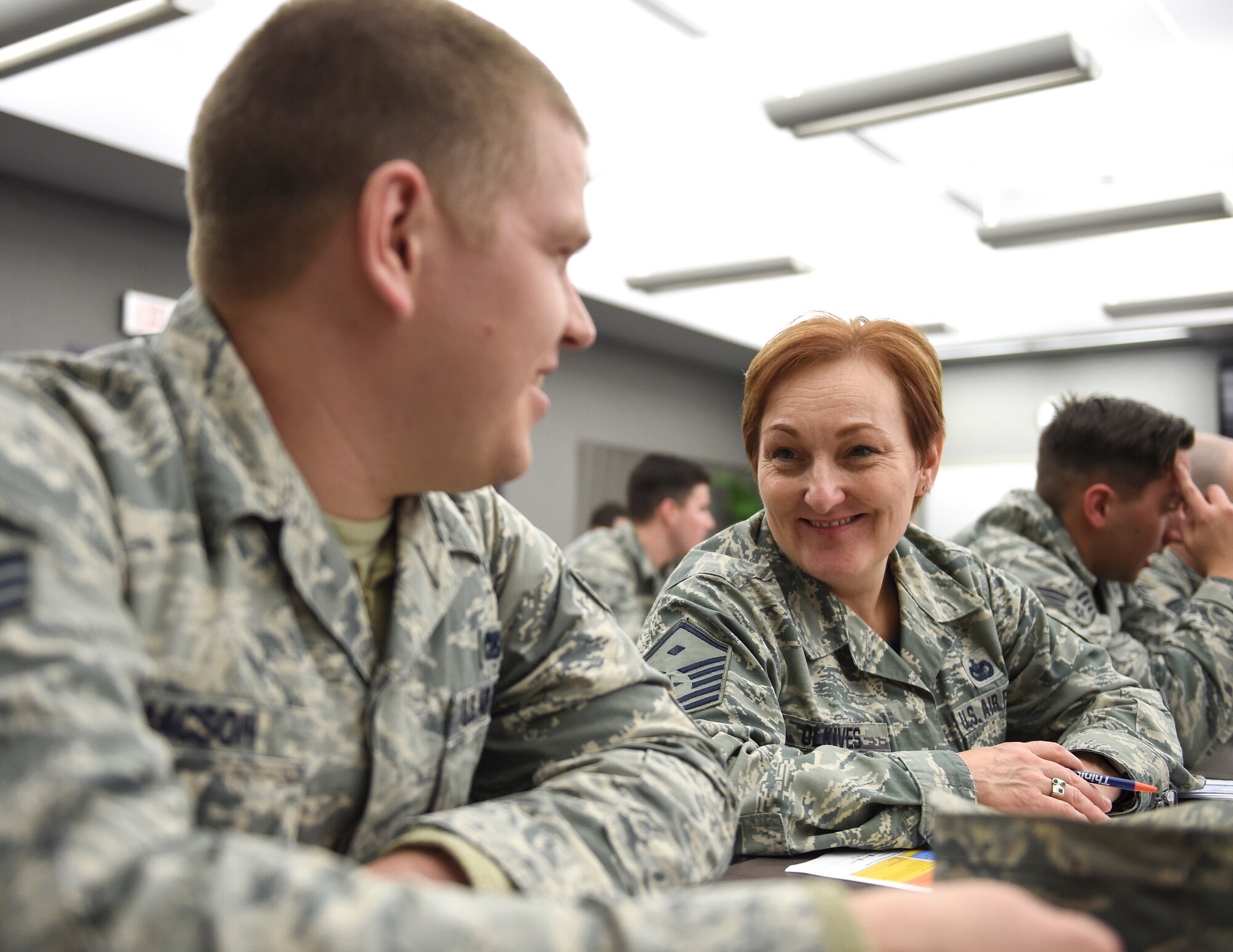 U.S. Air Force Airmen from the 133rd Airlift Wing participate in Wingman Day activities in St. Paul, Minn., Mar., 19, 2017.