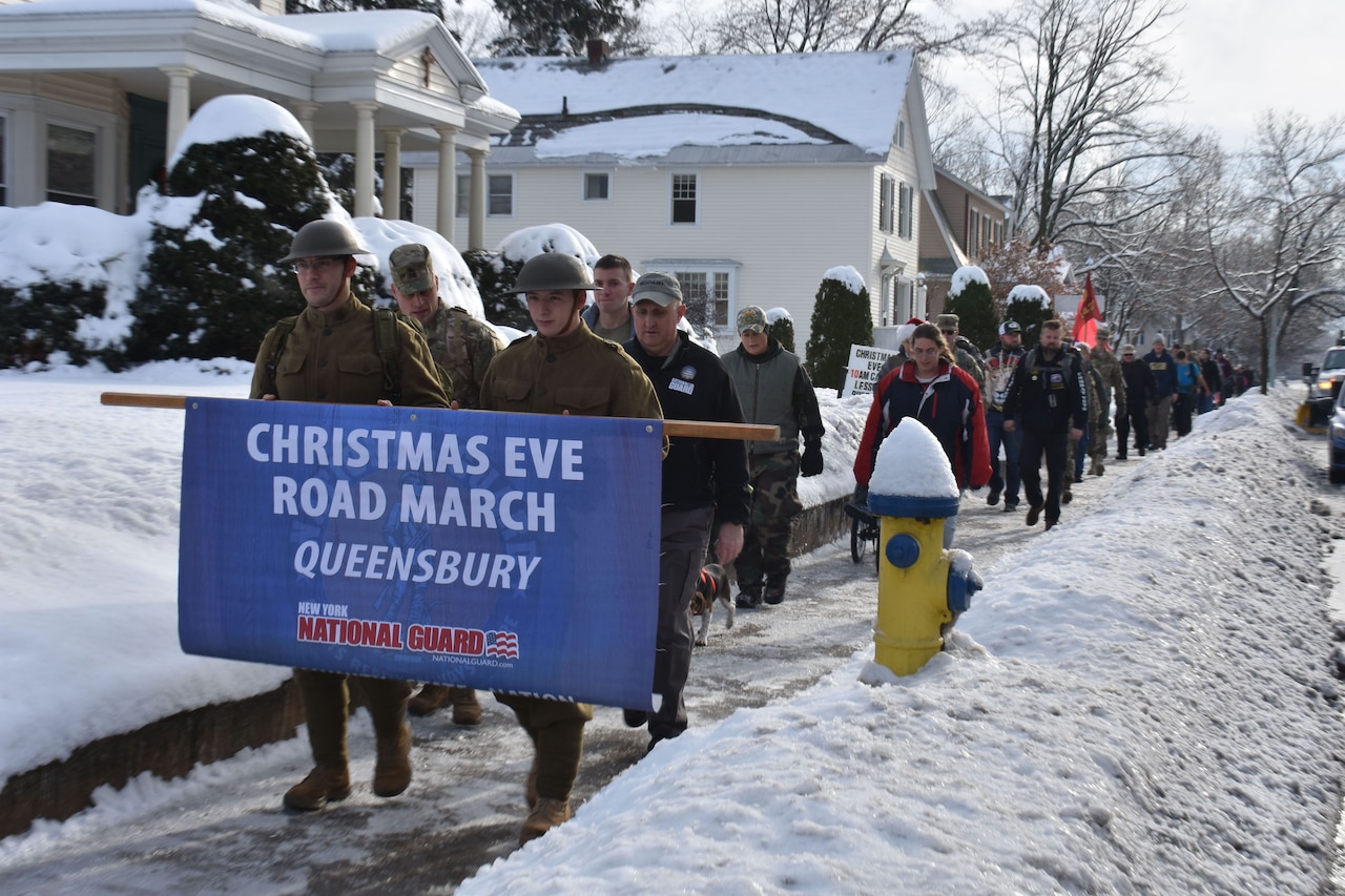 Annual NY march honors deployed troops