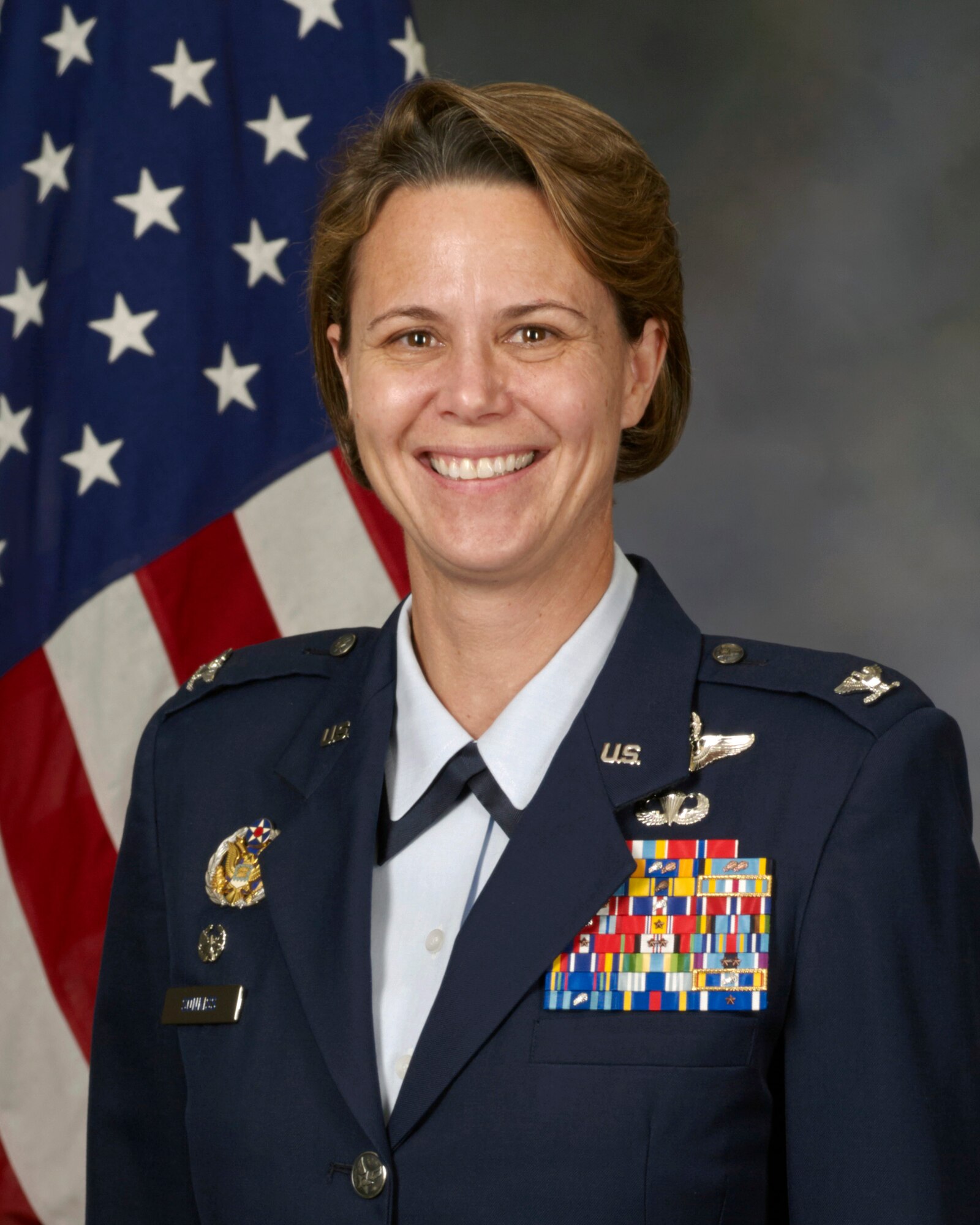 62 Airlift Wing Commander Official Photo - Col. Sonkiss