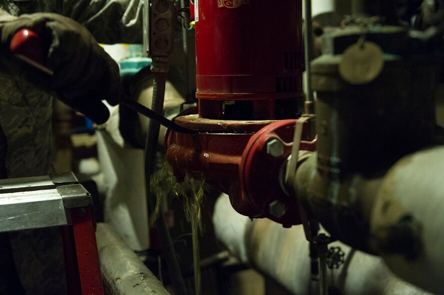 Alaska’s notoriously cold winters can be hazardous to people, vehicles, and even buildings if the heat goes out for long enough. 
Luckily, the 354th Civil Engineer Squadron’s heating, ventilation, and air conditioning shop works tirelessly all year to ensure buildings have heat when the temperature starts to plummet.