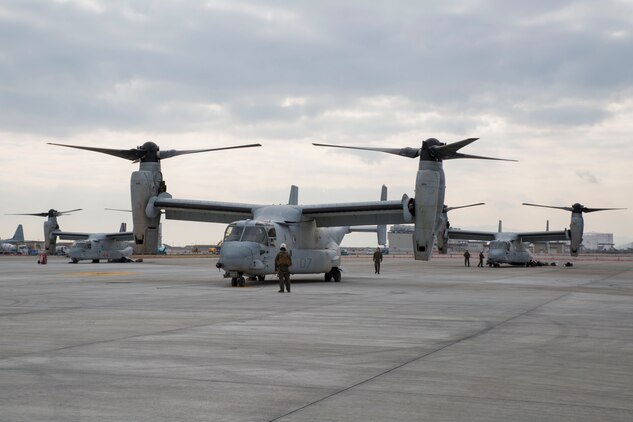 VMM-262 departs MCAS Iwakuni