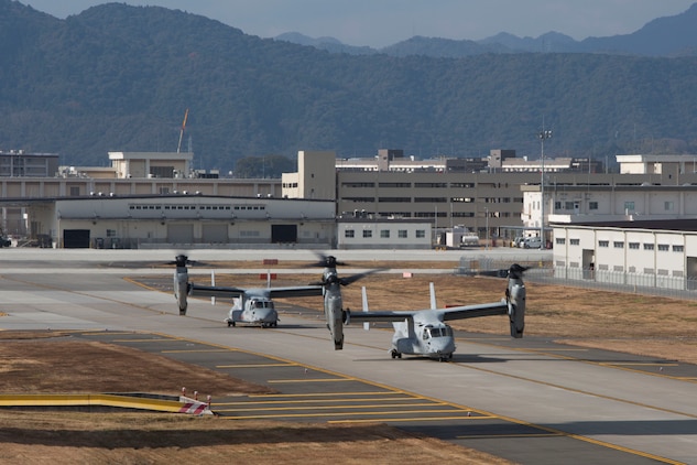 VMM-262 departs MCAS Iwakuni