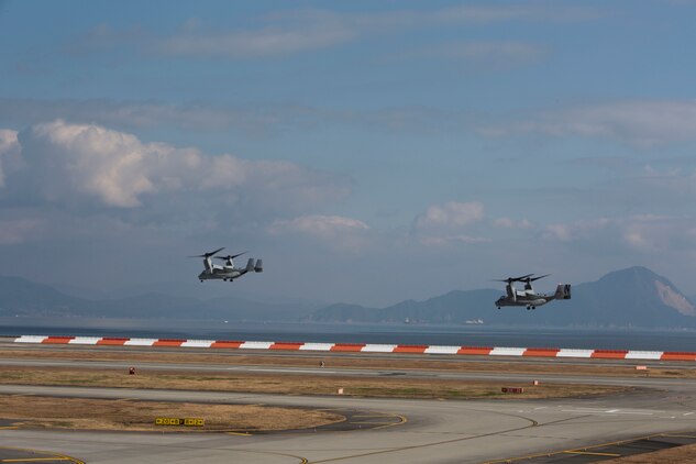 VMM-262 departs MCAS Iwakuni