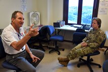 Brig. Gen. Diana Holland views U.S. Virgin Islands recovery operations