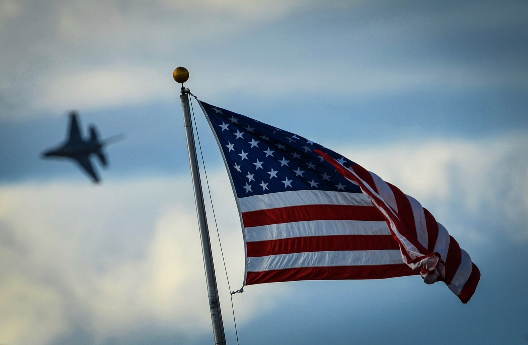 A U.S. Air Force F-16CM Fighting Falcon piloted by Capt. John Waters, F-16 Viper Demonstration Team pilot, soars over Shaw Air Force Base, S.C., during a practice demonstration, Jan. 12, 2017. The mission of the team is to inspire the future generation of pilots and maintainers through their combat demonstration of the aircraft. (U.S. Air Force photo by Senior Airman Michael Cossaboom)