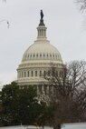 View of the U.S. Capitol from area where units attached to Joint Task Force National Capitol Region, JTF-NCR, were staged during the 58th Presidential Inauguration, Jan. 20, 2017. Initial Response Force A, Chemcial Biological Incident Response Force, CBIRF, assumed the ready position working under JTF-NCR which provided military support to the lead agency the U.S. Secret Service during the 58th Presidential Inauguration in Washington D.C., Jan. 20, 2017. The Inauguration was designated a National Special Security Event, NSSE, by the Secretary of the Department of Homeland Security on July 2016. When an event is designated an NSSE, the U.S. Secret Service assumes its mandated role as the lead federal agency for the design and implementation of the operational security plan. Although elements of CBIRF were staged near the U.S. Capitol building, other elements of CBIRF were on standby at CBIRF headquarters, making the Inauguration supported by the entire CBIRF unit. (Official USMC Photos by Staff Sgt. Santiago G. Colon Jr./RELEASED)
