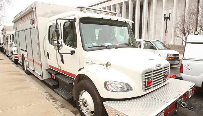 Marines with Initial Response Force, IRF, A, Chemical Biological Incident Response Force, CBIRF, U.S. Marine Corps Forces Command, remain vigilant outside the U.S. Capitol during the 58th Presidential Inauguration Jan. 20, 2017. IRF A, CBIRF, assumed the ready position working under Joint Task Force National Capitol Region, JTF-NCR, which provided military support to the lead agency the U.S. Secret Service during the 58th Presidential Inauguration in Washington D.C., Jan. 20, 2017. The Inauguration was designated a National Special Security Event, NSSE, by the Secretary of the Department of Homeland Security on July 2016. When an event is designated an NSSE, the U.S. Secret Service assumes its mandated role as the lead federal agency for the design and implementation of the operational security plan. Although elements of CBIRF were staged near the U.S. Capitol building, other elements of CBIRF were on standby at CBIRF headquarters, making the Inauguration supported by the entire CBIRF unit. (Official USMC Photos by Staff Sgt. Santiago G. Colon Jr./RELEASED)
